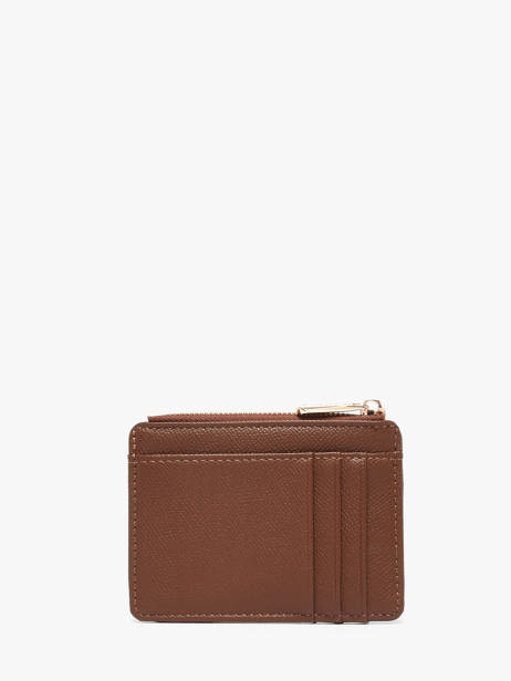 Portefeuille David jones Marron saffiano 3 vue secondaire 2
