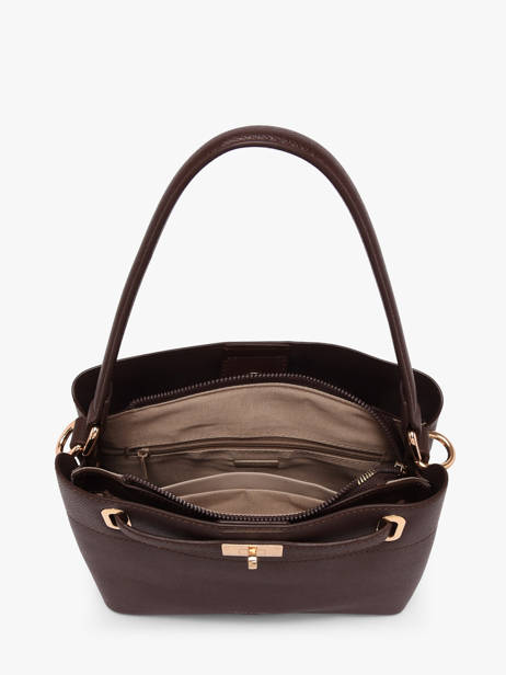 Sac Porté épaule Saffiano David jones Marron saffiano 4 vue secondaire 3
