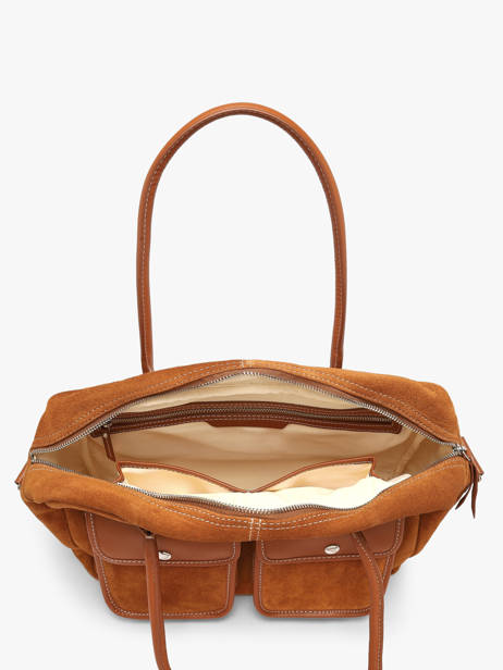Sac Porté Main A4 La Suite Cuir Paul marius Marron la suite DANDYSUI vue secondaire 3