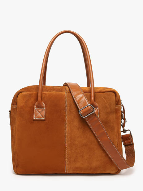 Sac Porté Main A4 La Suite Cuir Paul marius Marron la suite DANDYSUI vue secondaire 4