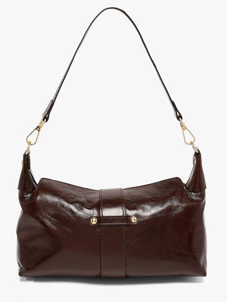 Sac Porté épaule Shiny Sauvage Cuir Milano Marron shiny sauvage SS26064 vue secondaire 4