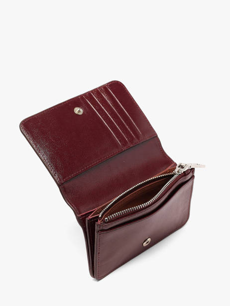 Portefeuille Cuir Nat et nin Rouge vintage YSIA vue secondaire 2