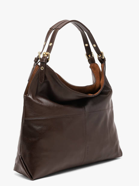 Sac Porté épaule Nat et nin Marron vintage ATHENA vue secondaire 2
