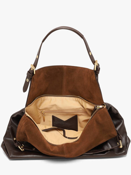 Sac Porté épaule Nat et nin Marron vintage ATHENA vue secondaire 3