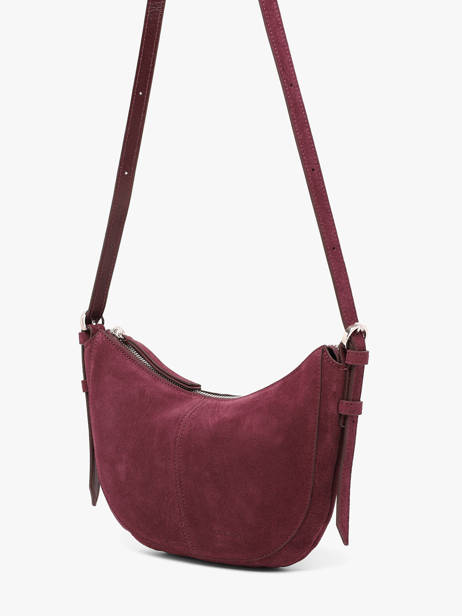 Sac Bandoulière Vintage Nat et nin Rouge vintage MINRODEO vue secondaire 2