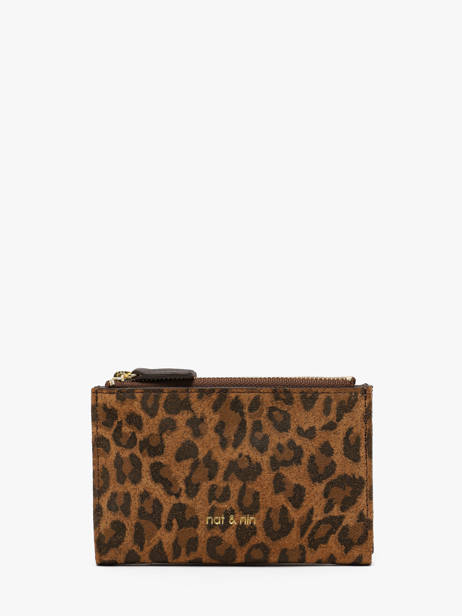Portefeuille Vintage Cuir Nat et nin Marron vintage SANDY