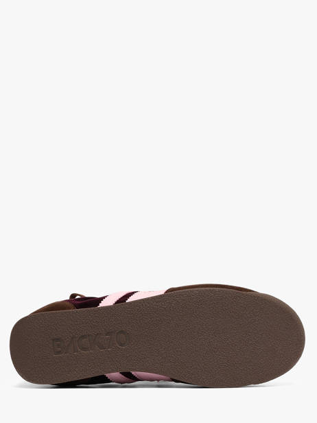 Sneakers Rocket En Cuir Back 70 Marron women 73 vue secondaire 4