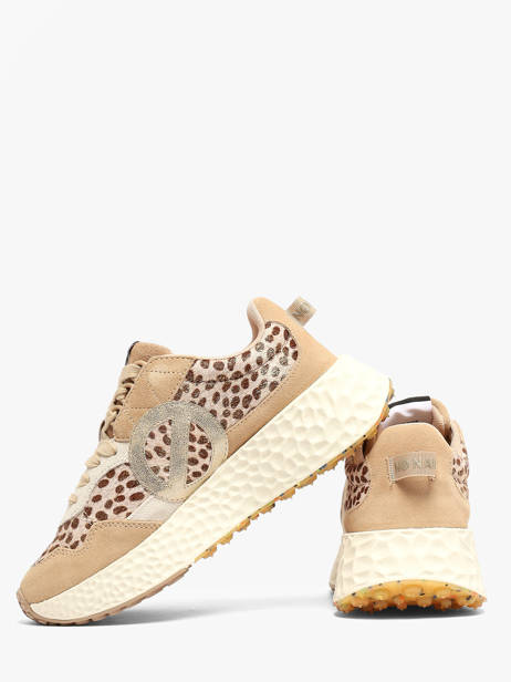 Sneakers Plateforme En Cuir No name Beige women NNVESL04 vue secondaire 2