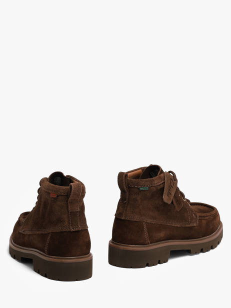 Bottines En Cuir Clarks Marron men 26320159 vue secondaire 2