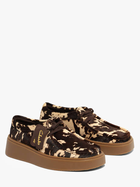 Chaussures Derbies En Cuir Clarks Multicolore women 26329460 vue secondaire 1