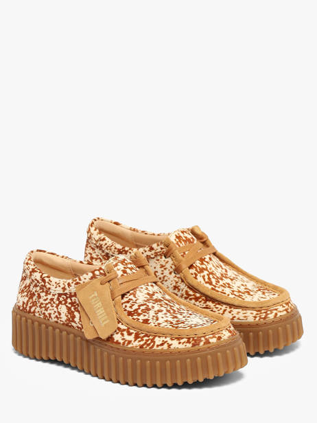 Chaussures Derbies En Cuir Clarks Beige women 26327765 vue secondaire 1