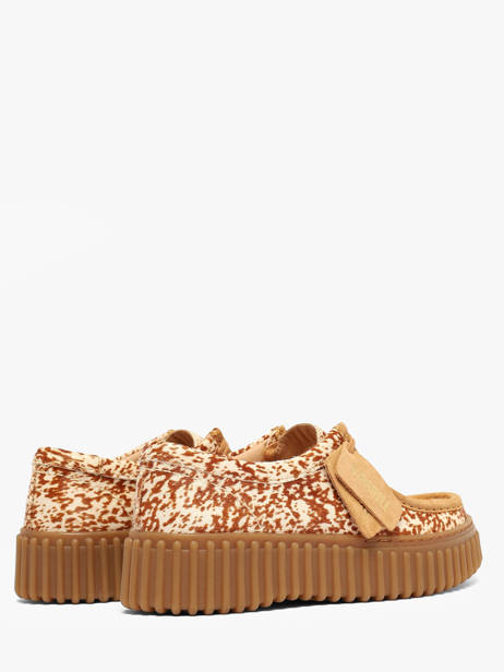 Chaussures Derbies En Cuir Clarks Beige women 26327765 vue secondaire 2