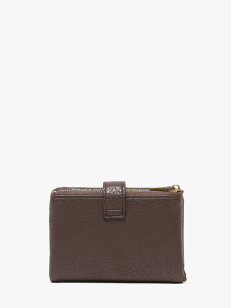 Porte-monnaie Soft Mandoline Marron soft 376 vue secondaire 2