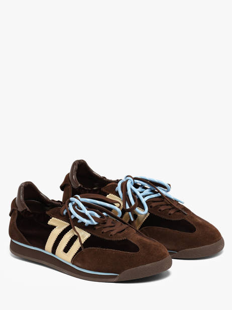 Sneakers Rocket En Cuir Back 70 Marron women 62 vue secondaire 1