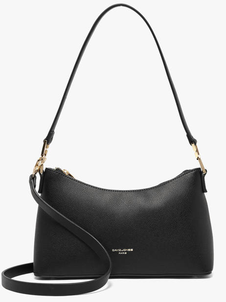 Sac Porté épaule Saffiano David jones Noir saffiano A