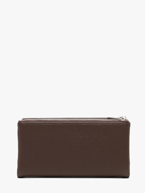 Portefeuille Porte-monnaie Grained Flora & co Marron grained F5039 vue secondaire 2