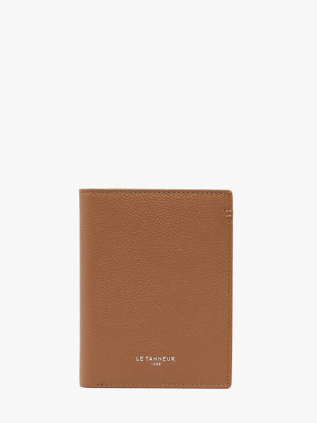 Portefeuille Lucien En Cuir Grainé  Le tanneur Marron lucien graine THGR3301