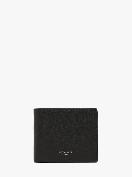 Portefeuille Lucien En Cuir Grainé Le tanneur Noir lucien graine THGR3350
