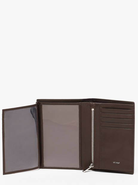 Portefeuille Lucien En Cuir Huilé Le tanneur Marron lucien huile THHU3311 vue secondaire 2