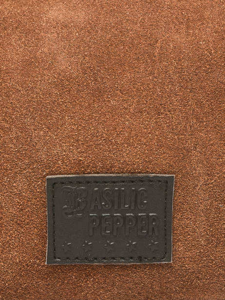 Sac Bandoulière Vienne Cuir Basilic pepper Marron vienne BVIE01 vue secondaire 2