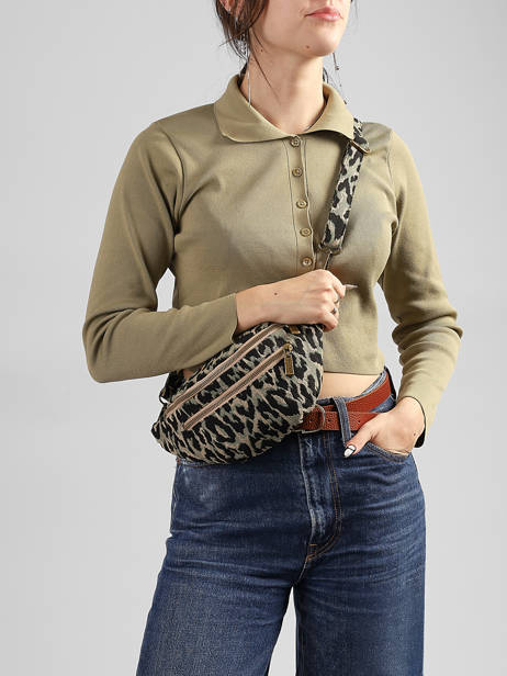 Sac Banane Mandoline Vert leopard 6244 vue secondaire 1