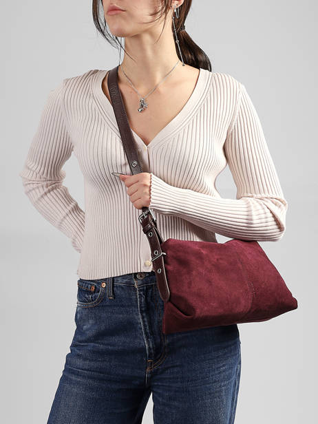 Sac Bandoulière Vintage Nat et nin Rouge vintage BERRY vue secondaire 1