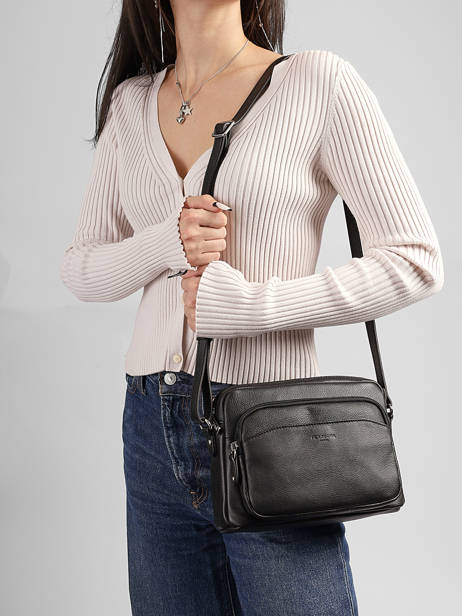 Sac Bandoulière Confort Cuir Hexagona Noir confort 466600 vue secondaire 1