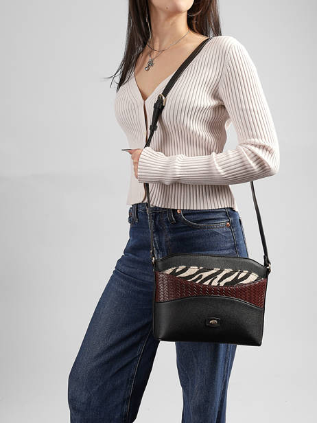 Sac Bandoulière Zoe Hexagona Noir zoe 2320319 vue secondaire 1