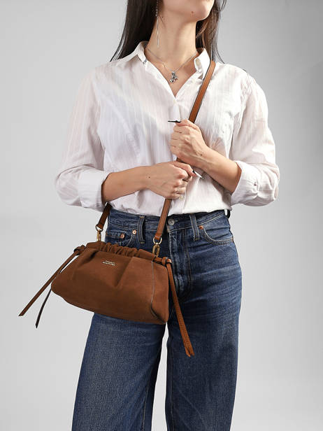 Sac Bandoulière Th Soft Cuir Tommy hilfiger Marron th soft AW19010 vue secondaire 1