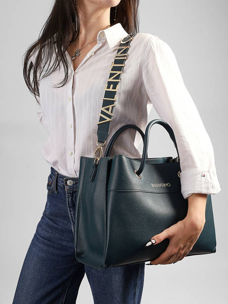 Sac Porté Main Alexia Valentino Bleu alexia VBS5A802 vue secondaire 1