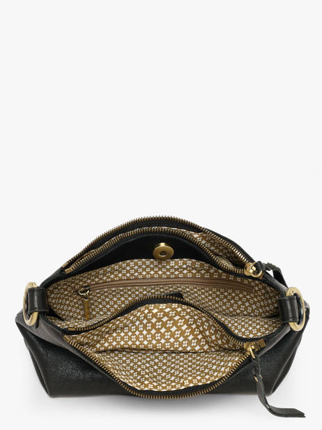 Sac Bandoulière Vintage Cuir Mila louise Noir vintage 3864CC vue secondaire 2
