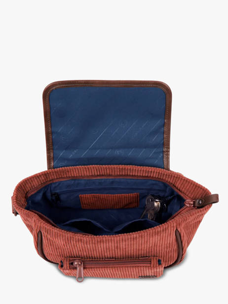 Sac Bandoulière Wanderer Coton Cabaia Orange wanderer CROSSWAN vue secondaire 2