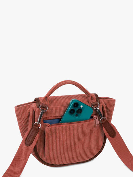 Sac Bandoulière Wanderer Coton Cabaia Orange wanderer CROSSWAN vue secondaire 3