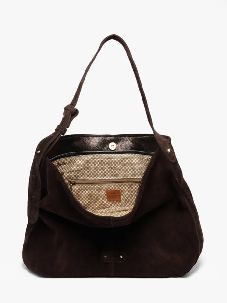 Sac Porté épaule Vintage Mila louise Marron vintage 23047V vue secondaire 2