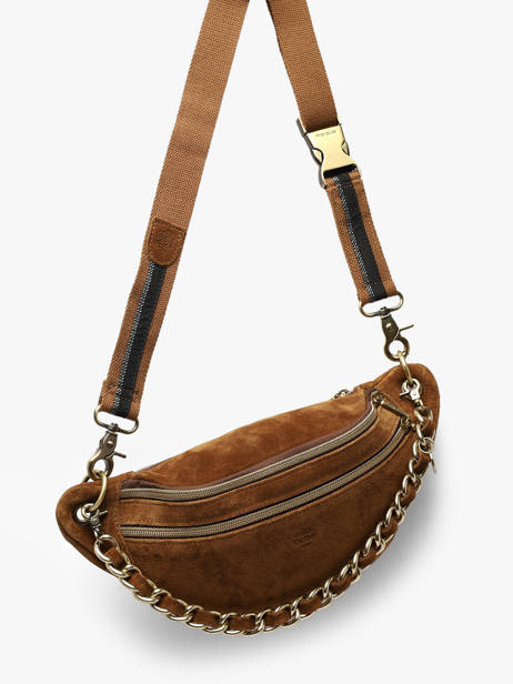Sac Banane Petra Mila louise Marron vintage 23689V vue secondaire 2