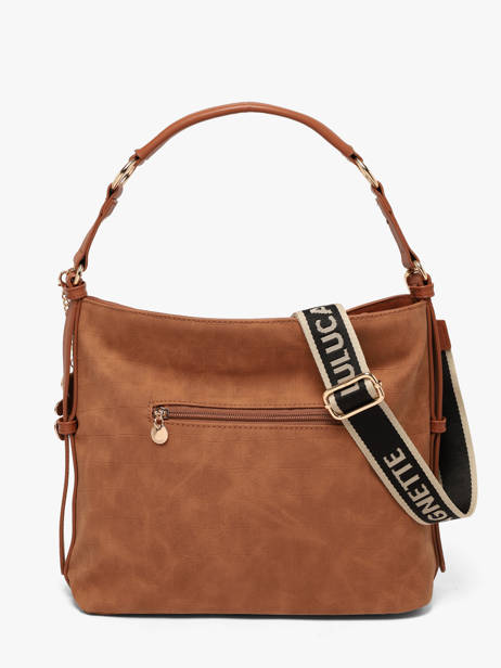 Sac Porté épaule Cadenas Lulu castagnette Marron cadenas BATISTE vue secondaire 4