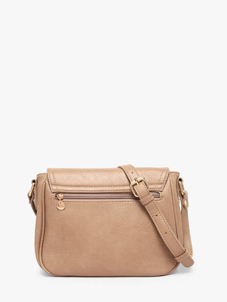 Sac Bandoulière Zip Lulu castagnette Beige zip 3 vue secondaire 4
