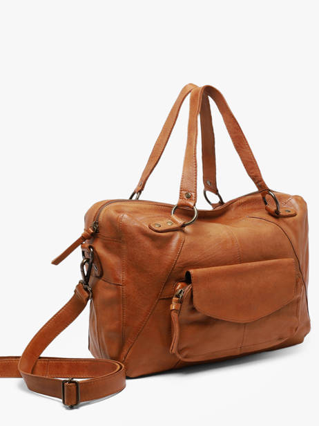 Sac Shopping Fatima Cuir Pieces Marron fatima 17090746 vue secondaire 2