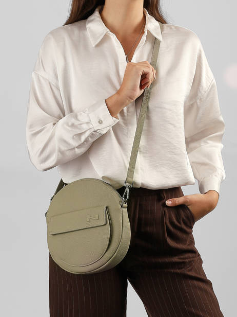 Sac Bandoulière Dorine Cuir Nathan baume Vert nathan 32PO vue secondaire 1