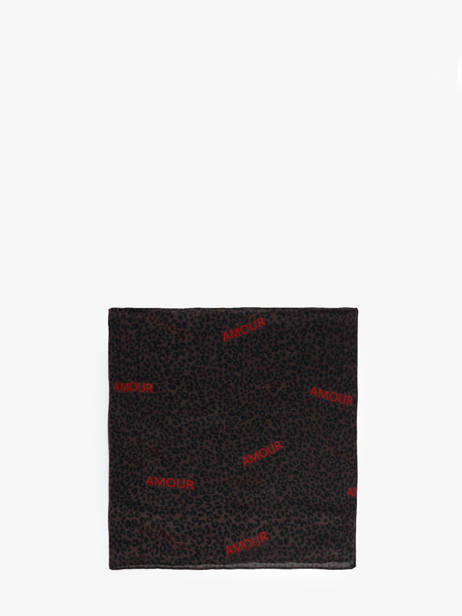 Foulard Sabri Léopard 90x90 Pieces Marron sabri 17164359