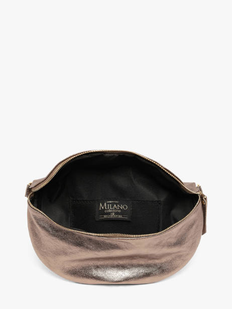 Sac Banane Cuir Milano Argent nine NI21123O vue secondaire 3