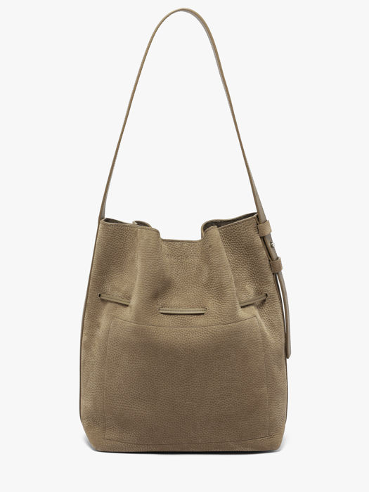 Longchamp Le roseau coulisse nubuck Sacs porté main Marron