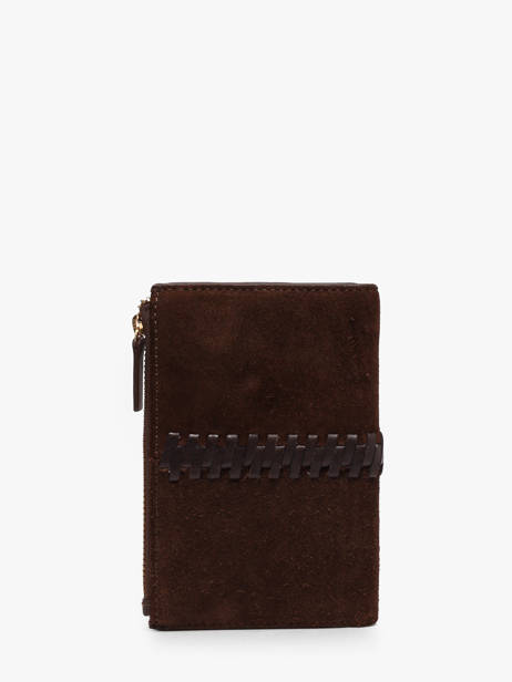Portefeuille Cuir Biba Marron heritage NAW4L vue secondaire 2