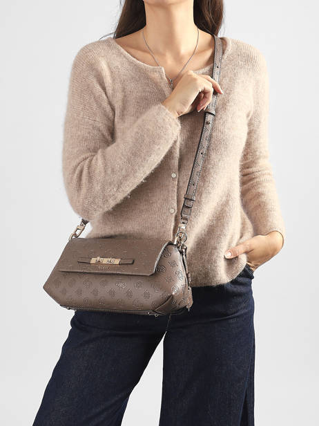 Sac Bandoulière Carmella Guess Beige carmella PD222520 vue secondaire 1