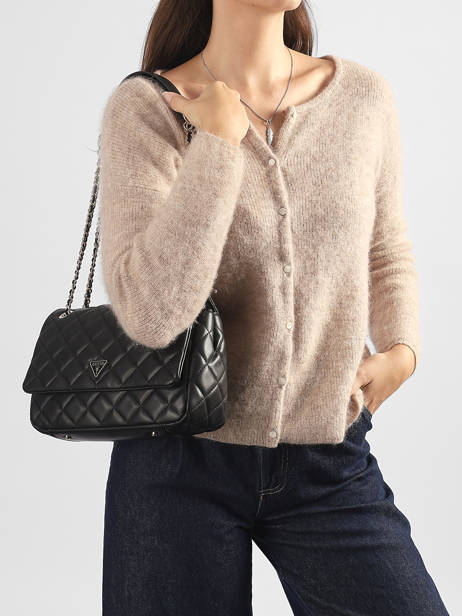 Sac Bandoulière Juliet Guess Noir juliet QG245621 vue secondaire 1
