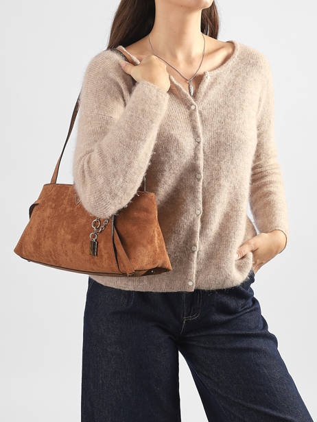 Sac Porté épaule Devon Polyester Guess Marron devon SG974509 vue secondaire 1