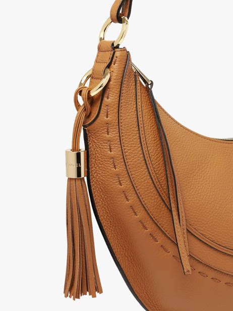 Sac Hobo M Zippé Hobohème Cuir Lancel Marron hoboheme A14217 vue secondaire 3