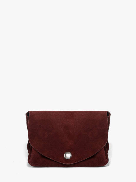 Porte-monnaie La Suite Cuir Paul marius Rouge la suite GUSTASUI