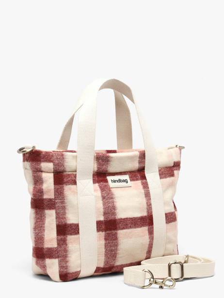 Sac Porté Main Tartan Hindbag Rose tartan TA vue secondaire 2