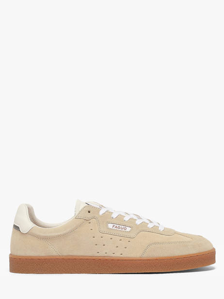 Sneakers En Cuir Faguo Beige men 25CG0201